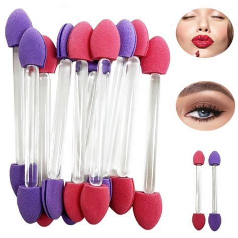 Pc Eyeshadow Applicators Dual Sided Soft Sponge Brush Tip Makeup Eye