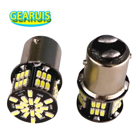 10 Pces 1157 Bay15d L Mpadas 54 Led 3014 Smd L Mpada 1156 Ba15s Bau15s