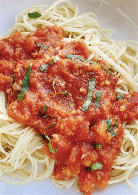 Capellini Pomodoro Pasta With Fresh Tomato Sauce Recipe