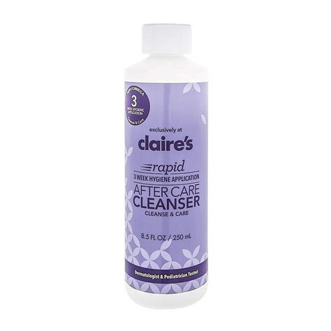 Buy Claire’s 8 5 Fl Oz Rapid 3 Week Aftercare Ear Piercing Solution Lotion Avoid Infections On