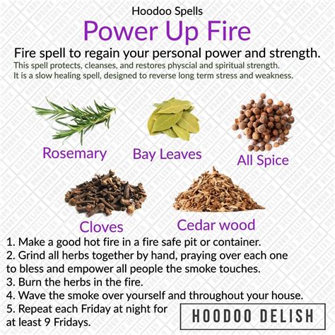 Hoodoo Spells Power Up Fire ~ ~ Hoodoo Spells Hoodoo Magic Hoodoo