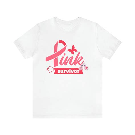 Pink Survivor Tee Breast Cancer Survivor Tshirt Breast Cancer Etsy