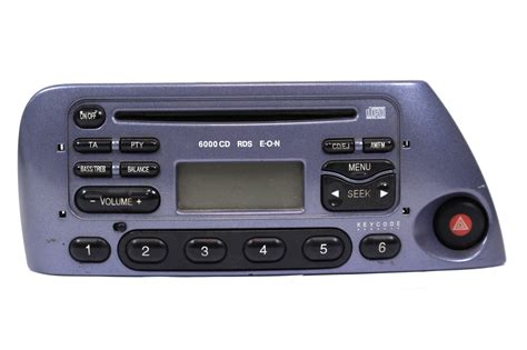 Ford KA Autoradio 6000 CD RDS E O N Mit CODE 97KP 18C815 BB Blau