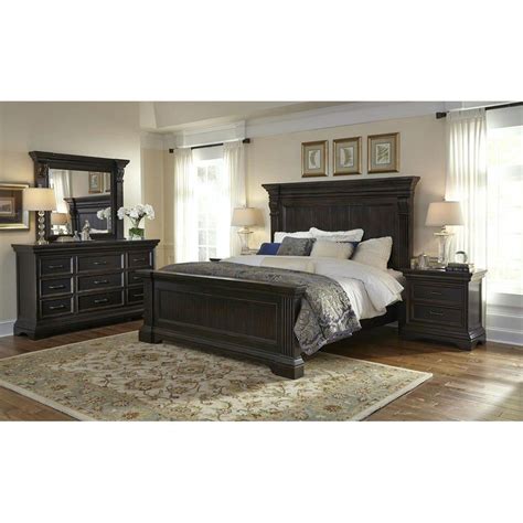 Traditional Molasses Piece Queen Bedroom Set Caldwell Bedroom Panel