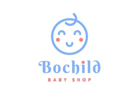 Logo Bébé Adapté Au Magasin Pour Enfants Vecteur Premium