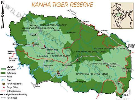 WPSI - Wildlife Protection Society of India - Tiger Reserves Kanha