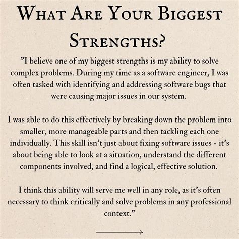 Interview Question What Are Your Biggest Strengths Answer Tips