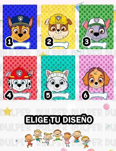 Dulceros Paw Patrol Personalizados Recuerdos Fiestas Pz En Venta En