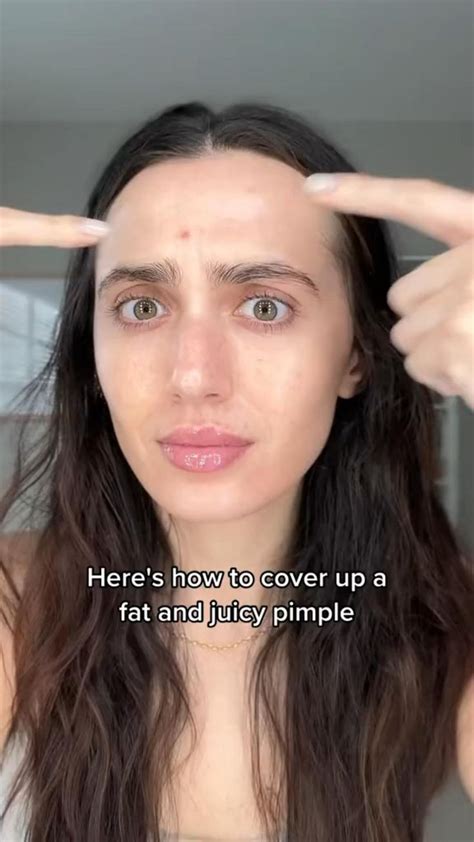 How To Cover Up Pimple With Makeup Face Makeup Simple Makeup