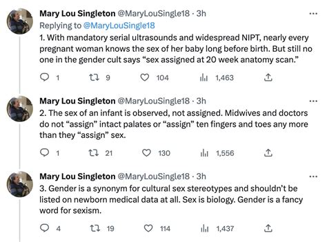 Meghan Murphy On Twitter Sex Is Not Assigned At Birth Nor Is Gender