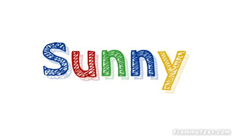 Sunny Logo | Free Name Design Tool from Flaming Text