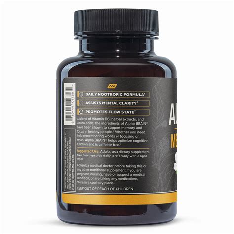 Buy Onnit Alpha Brain Premium Nootropic Brain Supplement Memory And