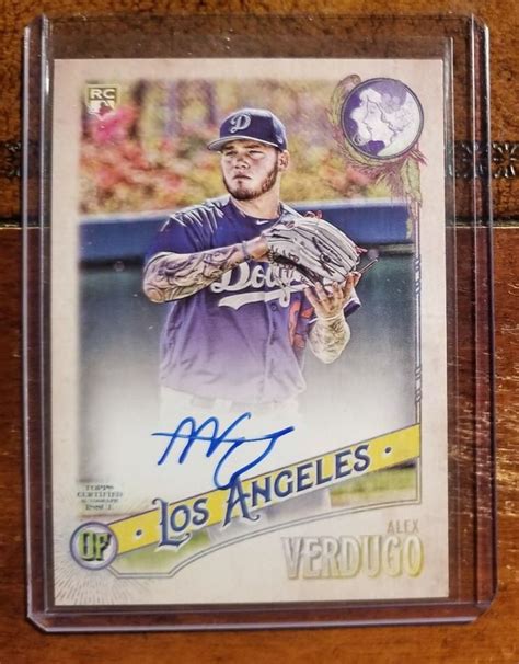 Alex Verdugo 2018 Topps Gypsy Queen Autograph GQ Logo Swap Parallel 61