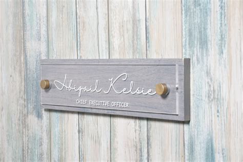 Door Sign / Door Name Plate / Wall Sign Name Plate 10 x 2.5 Inches ...