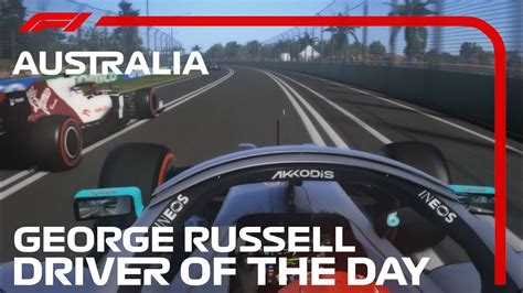 F1 2021 2022 MOD George Russell Onboard Race At Melbourne