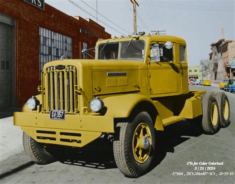 1949 Autocar DC10064 Colorized George Murphey Flickr