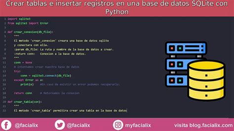 Crear Tablas E Insertar Registros En Una Base De Datos Sqlite Con