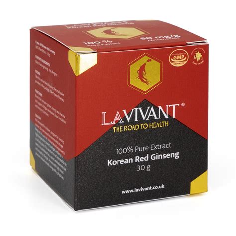 Korean Red Ginseng Extract 80 mg/g RED - LAVIVANT