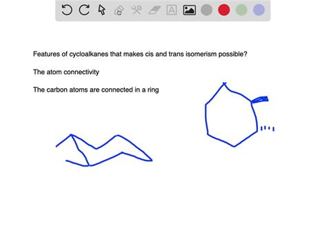 SOLVED What Structural Feature Of Cycloalkanes Makes Cis Trans