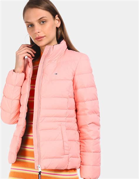 Buy Tommy Hilfiger Women Light Pink Modern Down Quilted Jacket