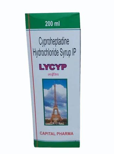 200ml Cyproheptadine HCL Syrup At Rs 145 Bottle Cyproheptadine Syrup