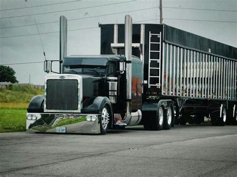 Black Chrome Peterbilt Trucks Trucks Custom Big Rigs