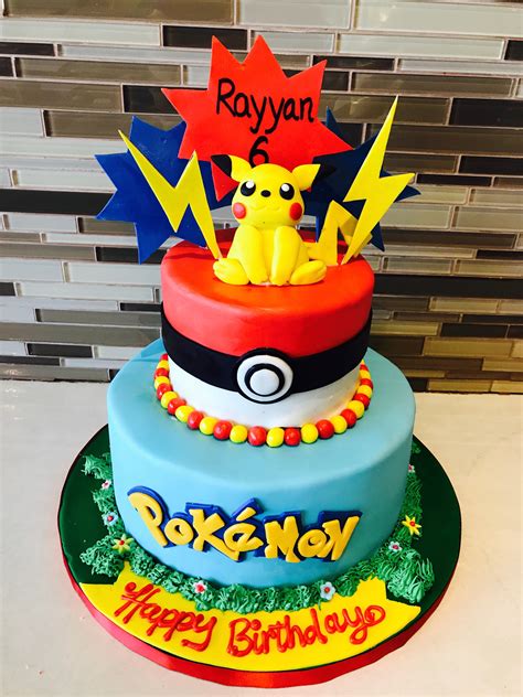 Pokemon Fondant Cake - Rashmi's Bakery