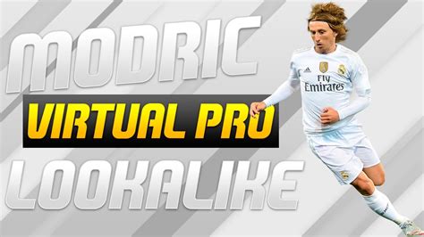 Fifa 17 Virtual Pro Lookalike Tutorial Modric Youtube