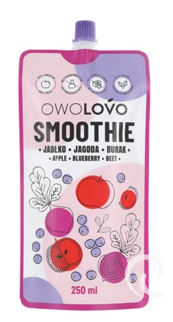 Owolovo Smoothie Jab Ko Jagoda Burak Ml Allegro Pl