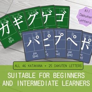 Katakana Practice Flashcards for Kids and Japanese Learners With ...