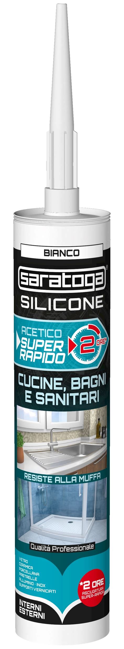 Silicone Super Rapido Saratoga Bianco 280 Ml OBI