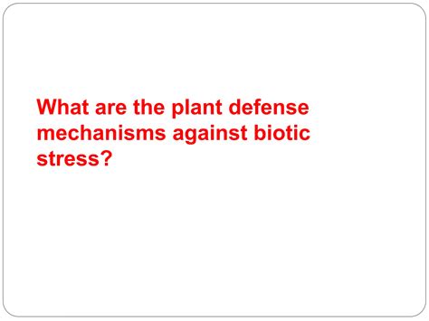 Biotic Stresses In Plants Ppt