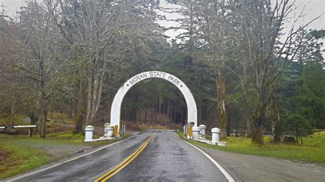 Entrance To Moran State Park - Skye Travels