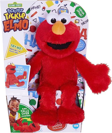 Sesame Street Tickliest Tickle Me Elmo, Laughing, Nepal | Ubuy