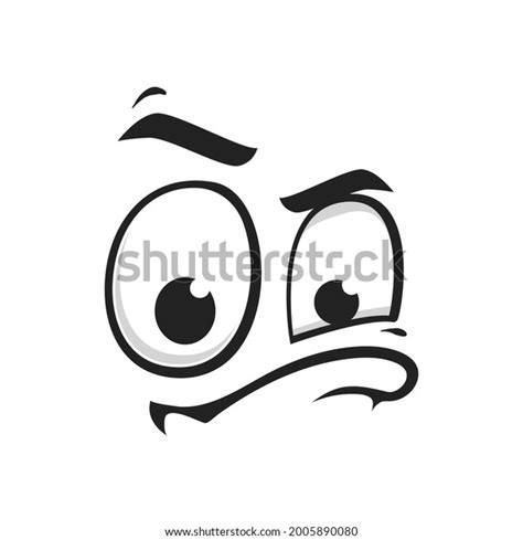 Cartoon Face Vector Icon Suspecting Emoji Stock Vector Royalty Free