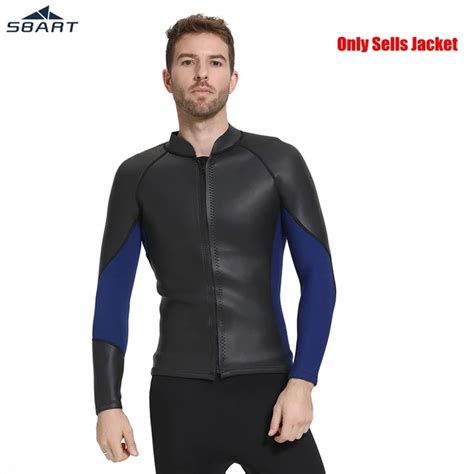 SBART 3mm Neoprene Scuba Diving Suit Jacket Windsurfing CR Light Jacket