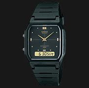 Casio General Aw He Avdf Digital Analog Dial Black Resin Strap Watch