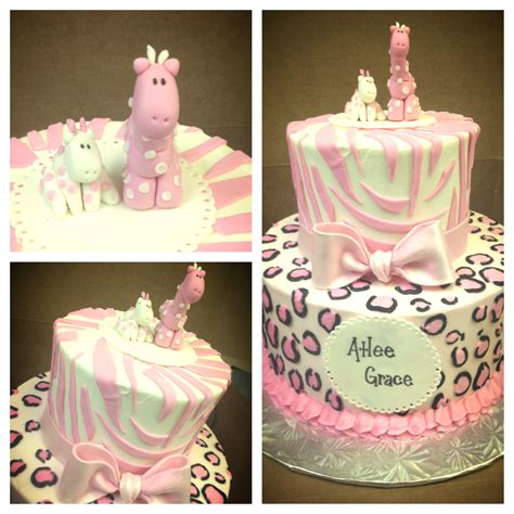 Safari Girl Baby Shower Cakes