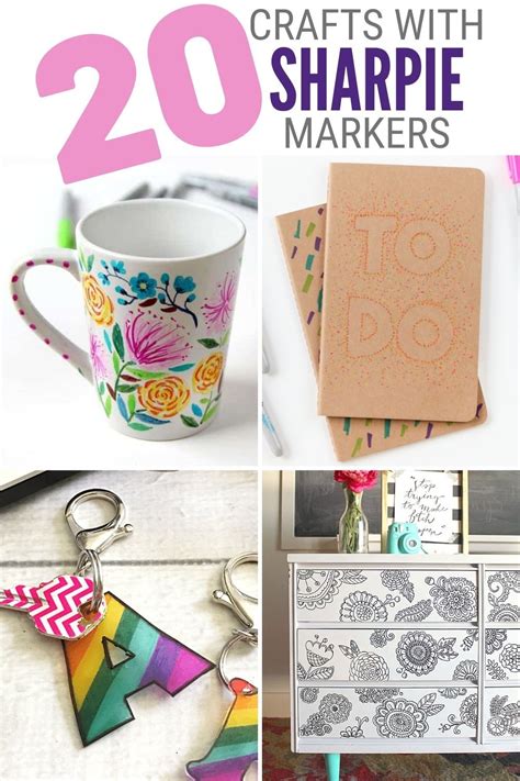 20 Crafts You Can Make At Home With Sharpie Markers Diy Sharpie Crafts Sharpie Crafts Marker