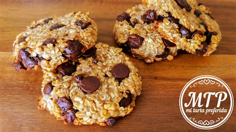 Galletas de avena plátano y chocolate Mi tarta preferida