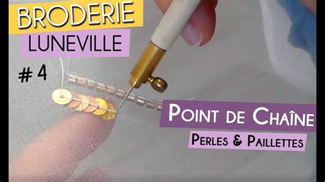 Broderie perlée de Lunéville découvrez la technique pour broder des