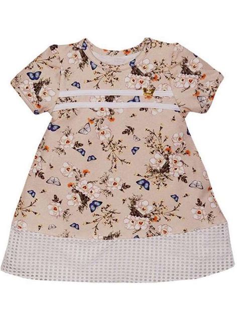 Vestido Infantil Estampado Flores Grow Up Estampado Vim Vi Venci