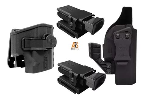 Coldre Eagle Fit Fast Velado Glock G19 G17 2 Mono Preto