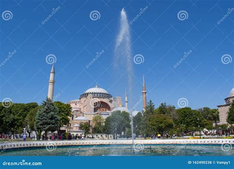 Istanbul Turkey Middle East Hagia Sophia Ayasofya Mosque Minaret