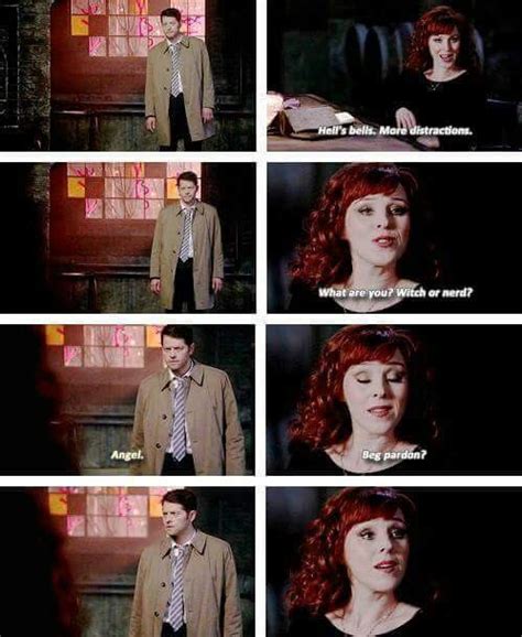 Castiel And Rowena In 2024 Supernatural Rowena Supernatural Fans Supernatural Funny