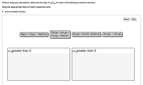 Solved Without Doing Any Calculations Determine The Sign Of Ssys For