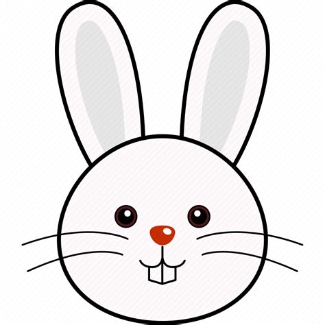 Animal Bunny Cute Easter Face Head Rabbit Icon Download On