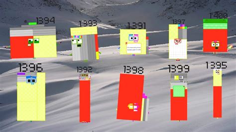 Numberblocks Band Retro 1391 To 1400 But Each Sounds Of The Saga Youtube