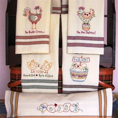 48 Best Embroidery Designs Kitchen Towels Images On Pinterest Kitchen Towels Kitchen