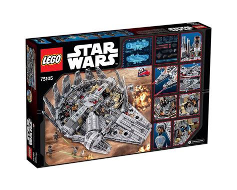 LEGO Set 75105-1 Millennium Falcon (2015 Star Wars) | Rebrickable - Build with LEGO